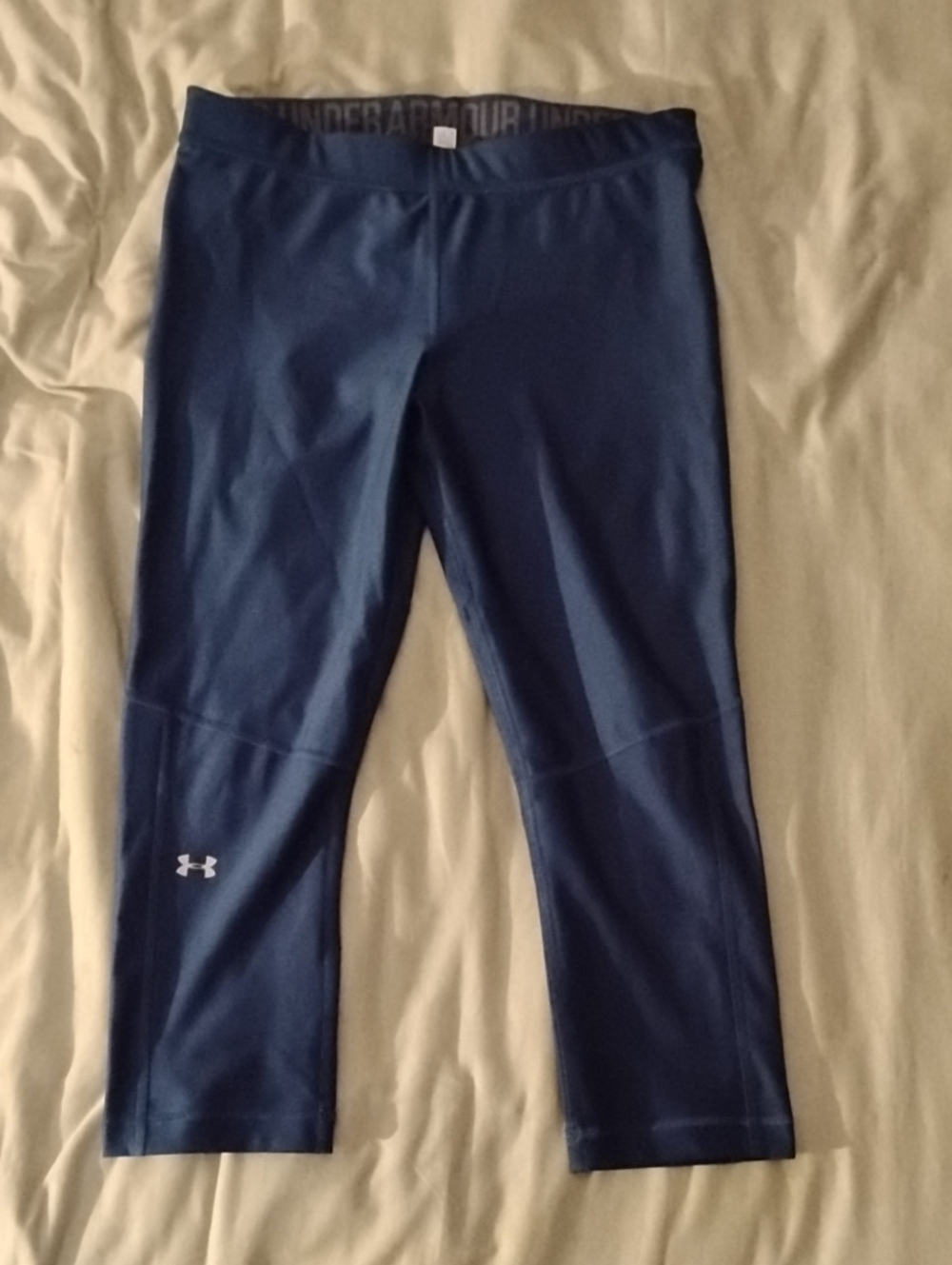 Under Armour Navy/Teal Capri Leggings